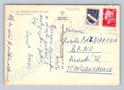 Pohlednice Francie Le Touquet Paris-Plage 1949 (M26484)