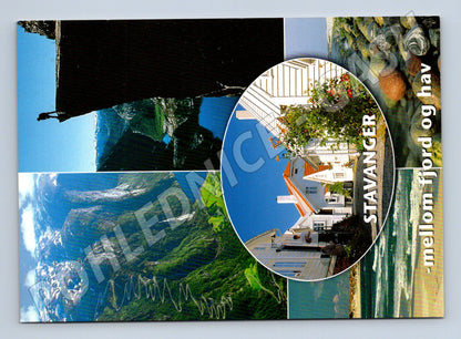 Pohlednice Norsko Stavanger krajina fjord 2009 (M26492)