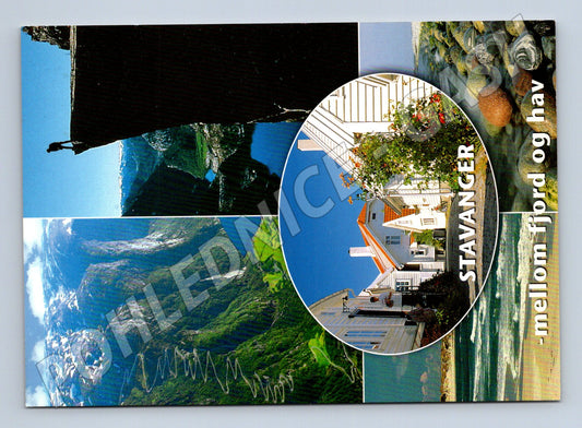 Pohlednice Norsko Stavanger krajina fjord 2009 (M26492)