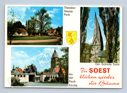 Pohlednice Německo Soest městské scény 1976 (M26526)