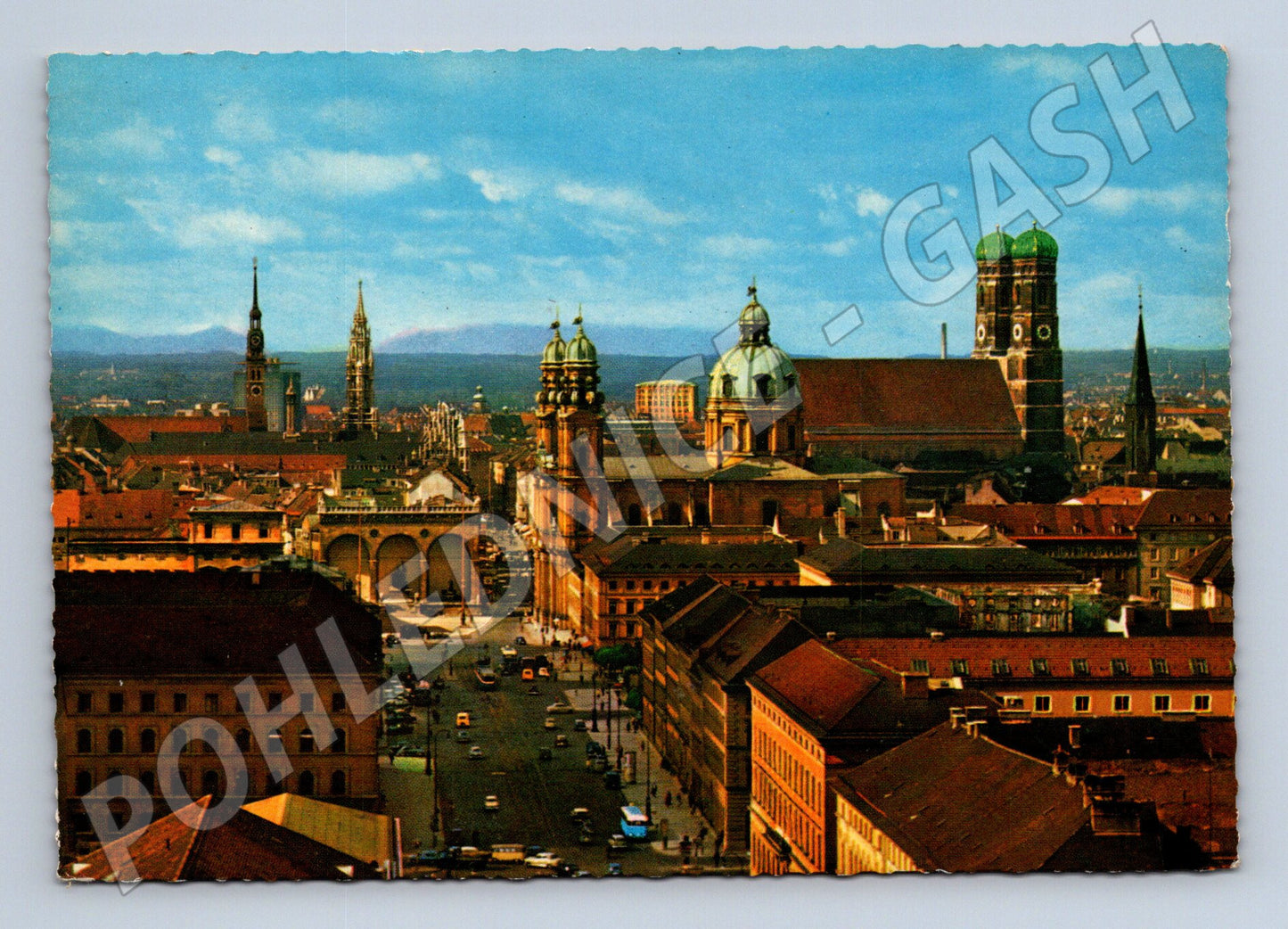 Pohlednice Německo Mnichov panorama 1990 (M26536)