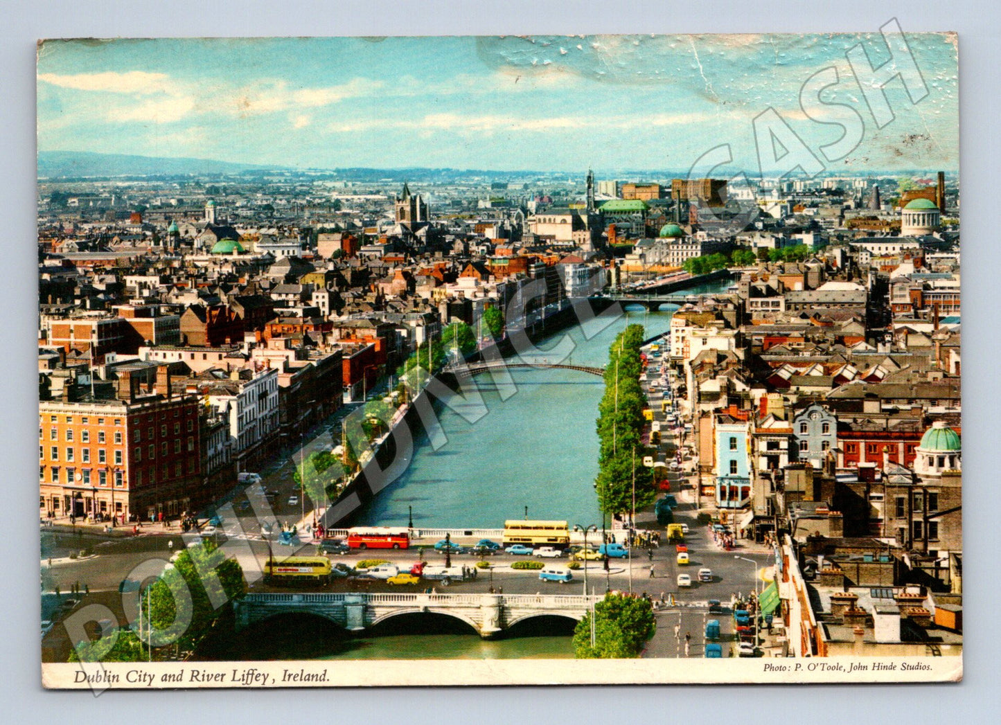 Pohlednice Irsko Dublin město a řeka Liffey (M26547)
