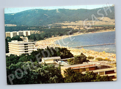 Pohlednice Bulharsko Slunečný břeh pláž 1983 (M26550)