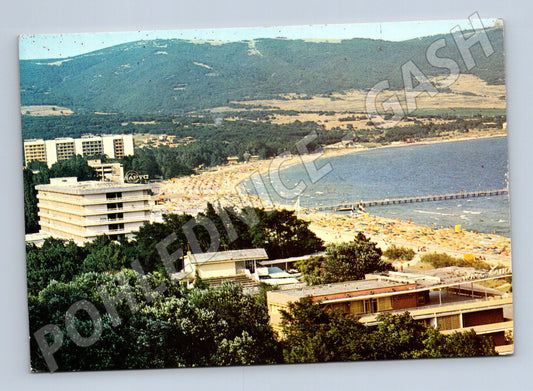 Pohlednice Bulharsko Slunečný břeh pláž 1983 (M26550)