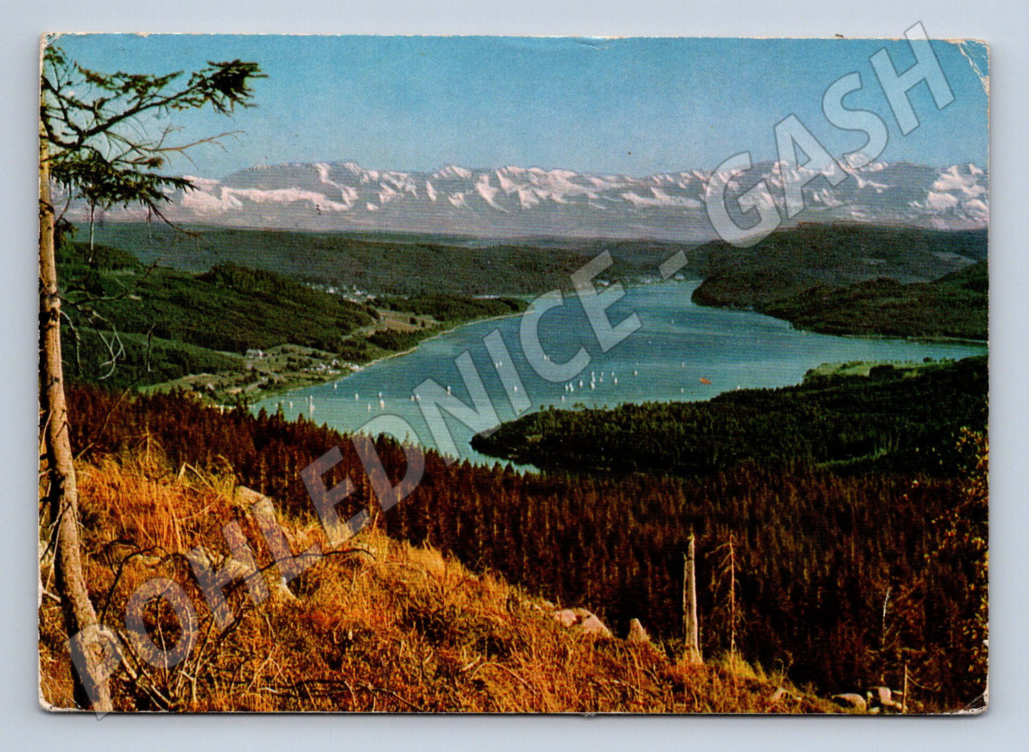 Pohlednice Německo Schluchsee jezero hory 1976 (M26552)
