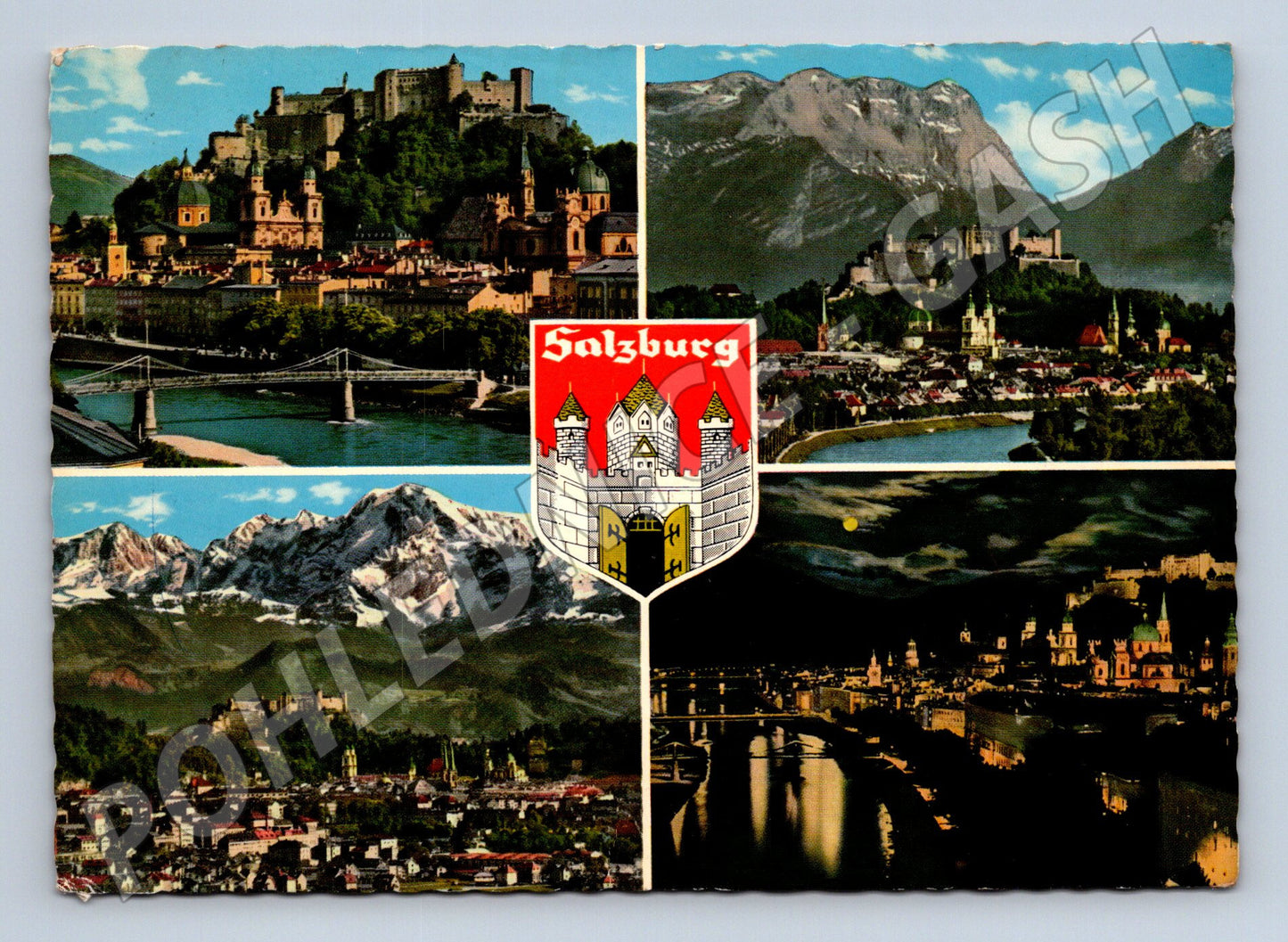 Pohlednice Rakousko Salzburg město a hory 1969 (M26554)