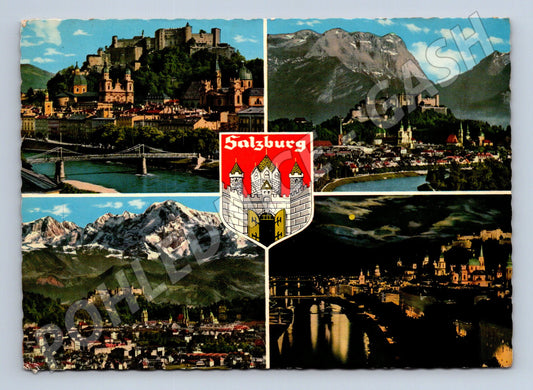 Pohlednice Rakousko Salzburg město a hory 1969 (M26554)