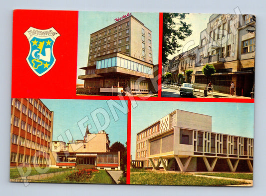 Pohlednice Slovensko Humenné různé pohledy cca 1973 (M26557)