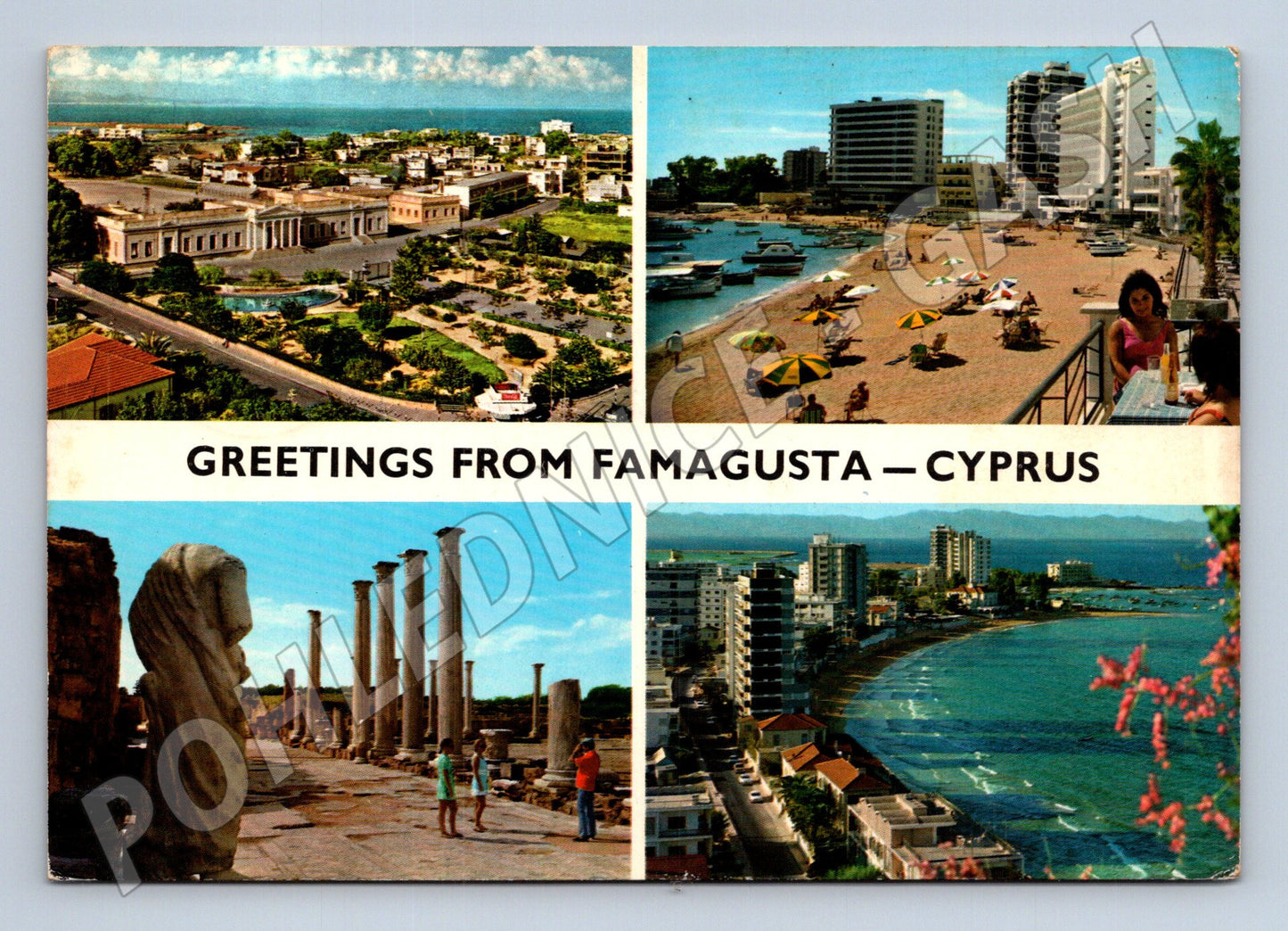 Pohlednice Kypr Famagusta mix motivů 1974 (M26558)