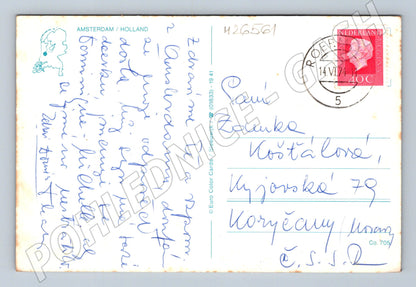 Pohlednice Holandsko Amsterdam koláž 1974 (M26561)