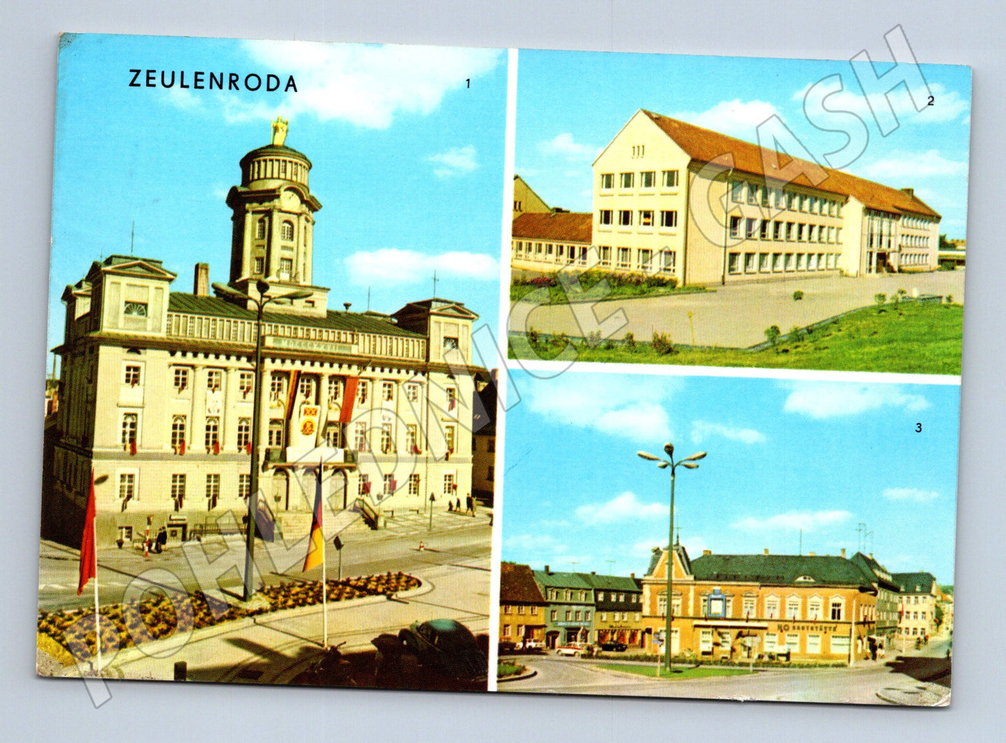 Pohlednice Německo Zeulenroda městské scenérie (M26568)