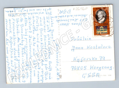 Pohlednice Německo Zeulenroda městské scenérie (M26568)
