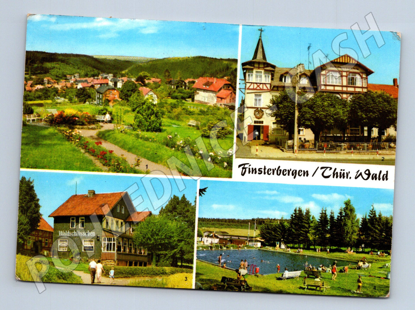 Pohlednice Německo Finsterbergen 1976 (M26570)