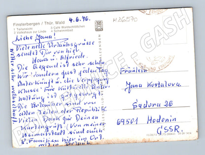 Pohlednice Německo Finsterbergen 1976 (M26570)
