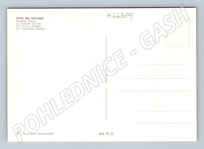 Pohlednice Vatikán Sixtinská kaple 1971 (M26589)
