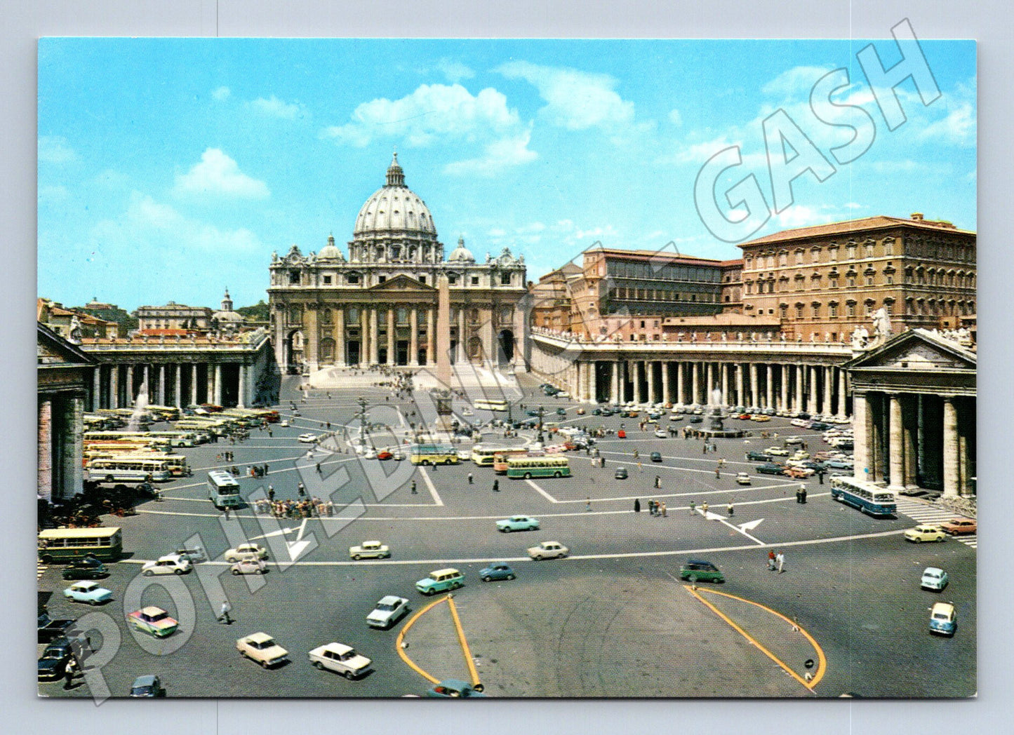 Pohlednice Vatikán náměstí sv. Petra 1971 (M26593)