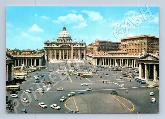 Pohlednice Vatikán náměstí sv. Petra 1971 (M26593)