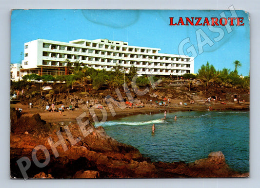 Pohlednice Španělsko Lanzarote Hotel Los Fariones 1987 (M26599)