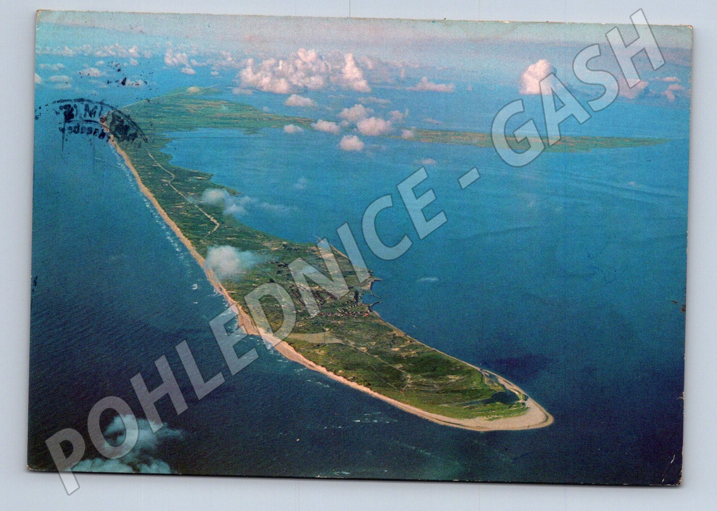 Pohlednice Německo ostrov Sylt letecký pohled 1971 (M26608)
