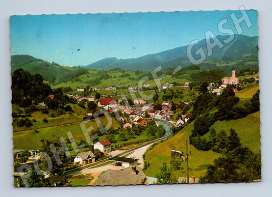 Pohlednice Rakousko Weyer O.O. pohled na obec 1970 (M26613)