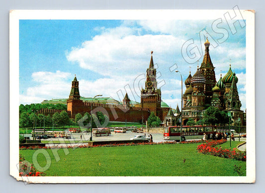 Stará fotografie Moskva Kreml Chrám Vasila Blaženého (M26618)
