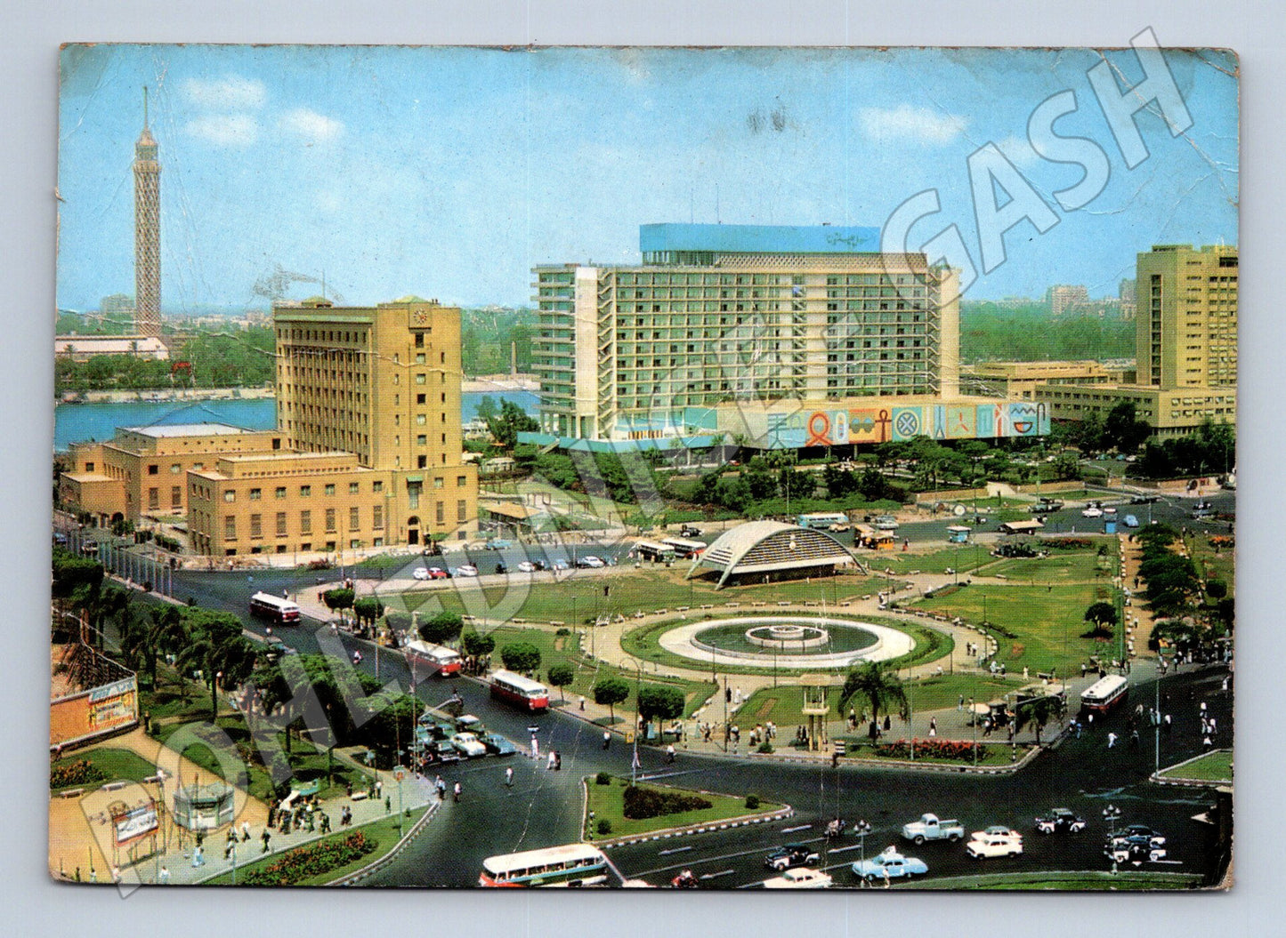 Pohlednice Egypt Káhira panorama města 1960s (M26629)