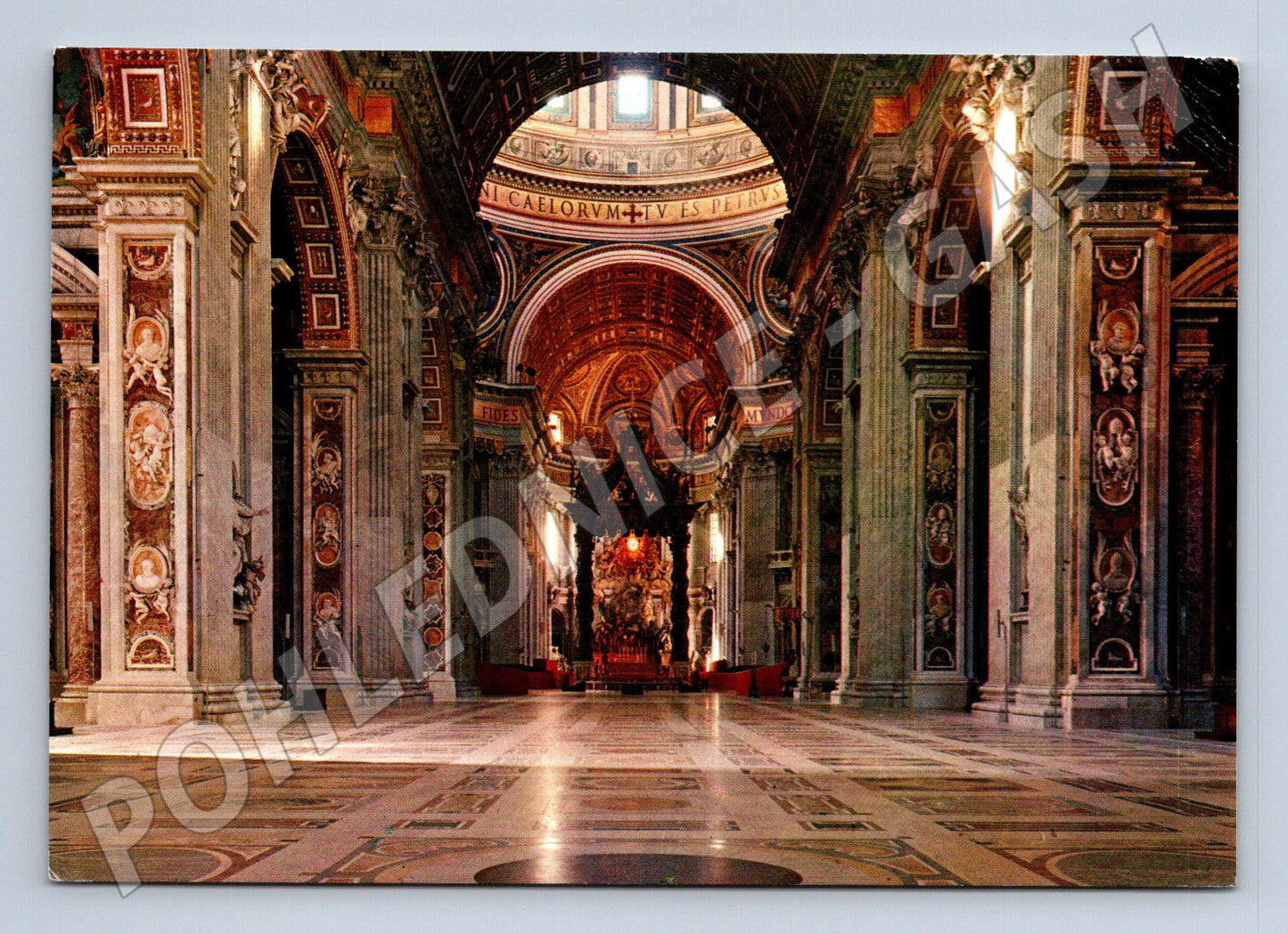Pohlednice Vatikán Bazilika sv. Petra interiér 2005 (M26635)