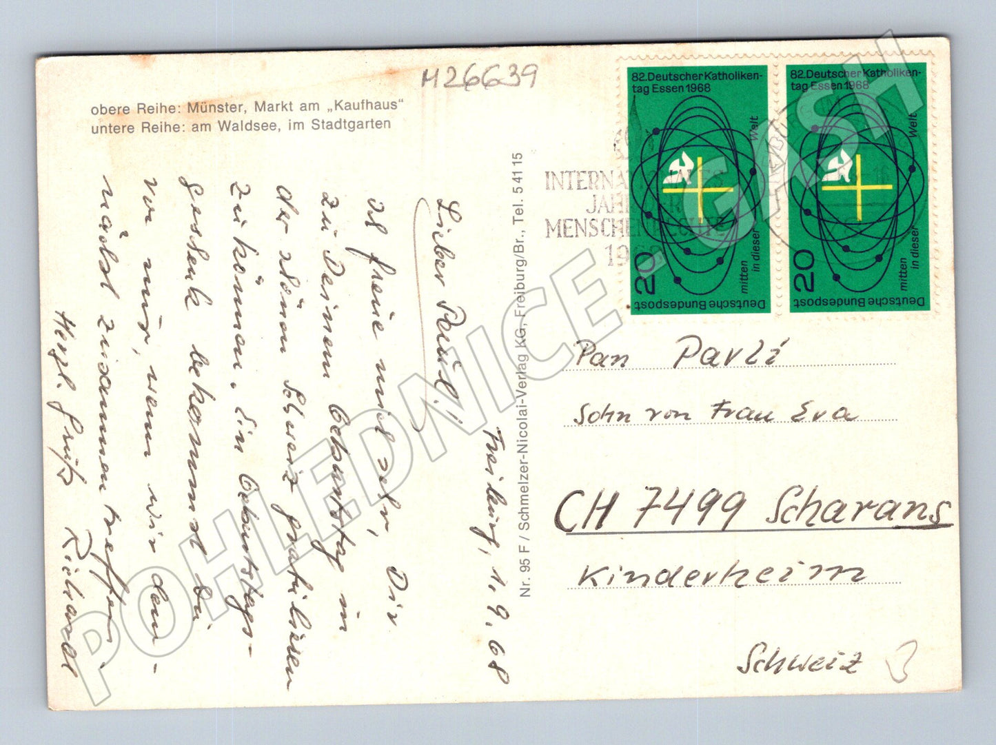 Pohlednice Německo Freiburg i.Br. více pohledů 1968 (M26639)