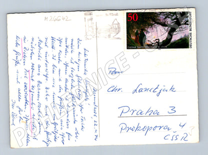 Pohlednice Německo Darmstadt různé pohledy 1974 (M26642)