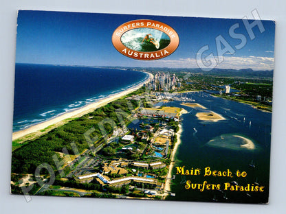 Pohlednice Austrálie Surfers Paradise pobřeží 1999 (M26644)