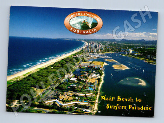 Pohlednice Austrálie Surfers Paradise pobřeží 1999 (M26644)