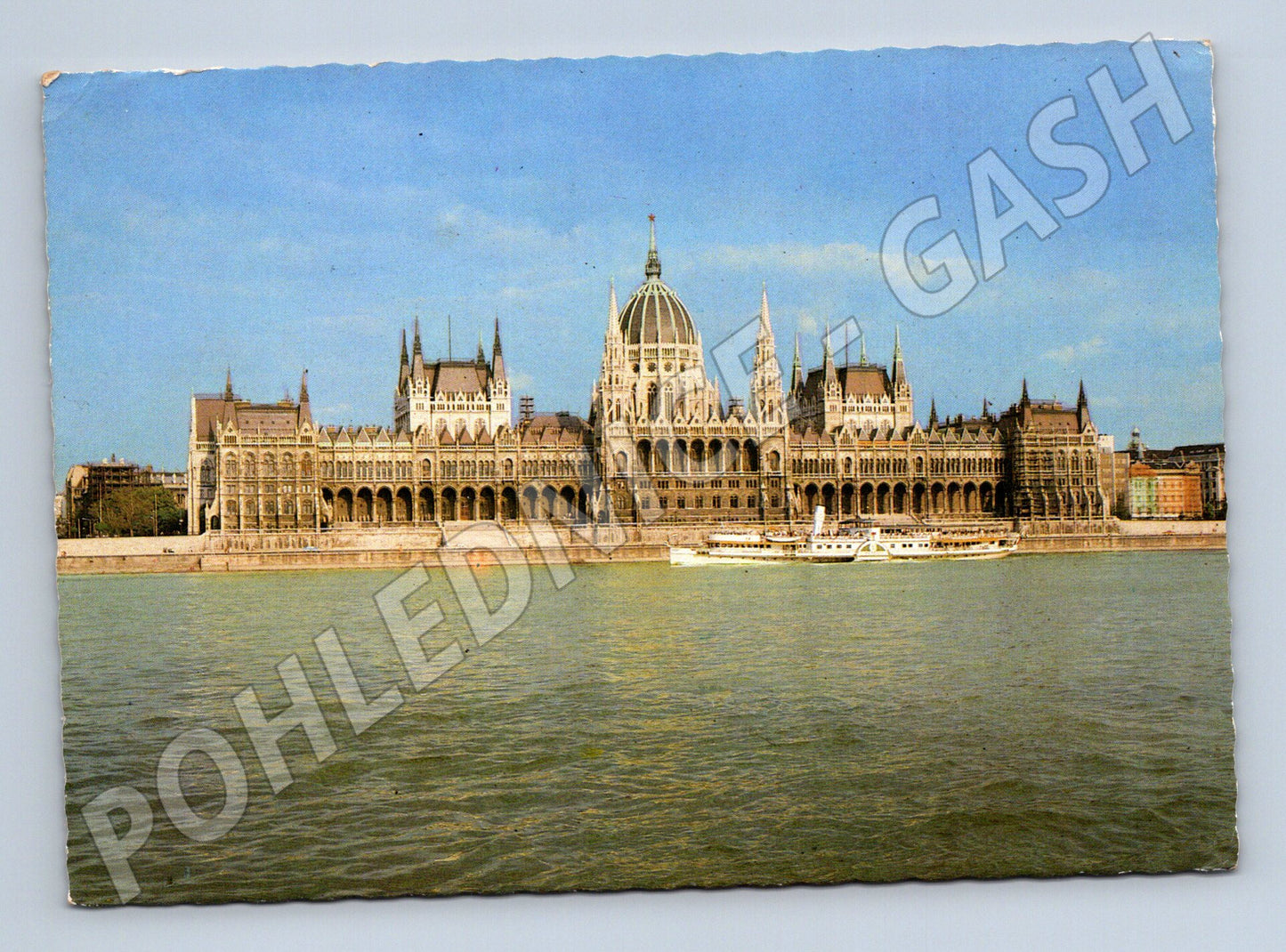 Pohlednice Maďarsko Budapešť Parlament řeka 1984 (M26656)