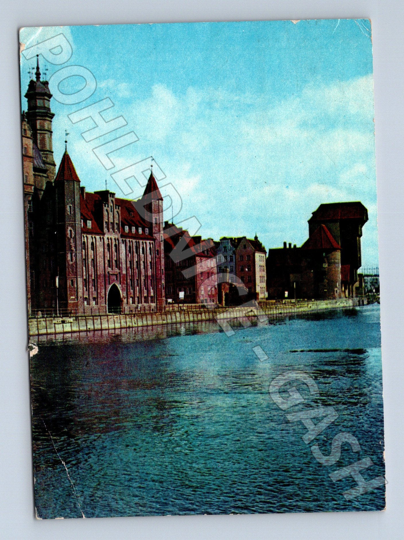 Pohlednice Polsko Gdaňsk řeka Motława (M26662)