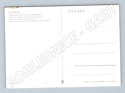 Pohlednice Německo Cecilienhof Britská delegace 1963 (M26666)