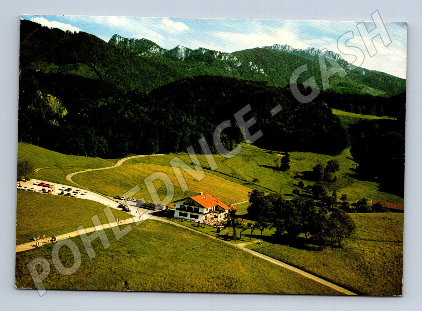 Pohlednice Německo Berggasthof Seiseralm 1975 (M26667)