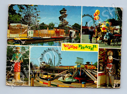 Pohlednice Rakousko Vídeň Prater zábavní park 1974 (M26668)