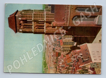 Pohlednice Polsko Gdańsk Kościół Mariacki 1940 (M26670)