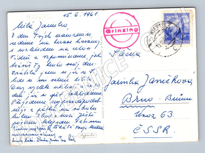 Pohlednice Rakousko Vídeň památky 1961 (M26682)