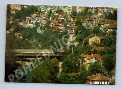 Pohlednice Bulharsko Veliko Tarnovo město na kopci ~1981 (M26683)
