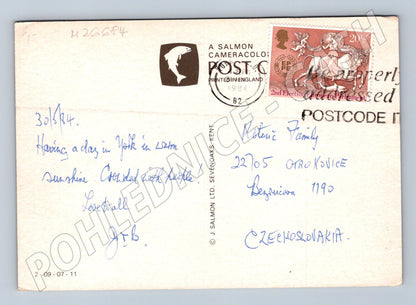 Pohlednice Velká Británie York 1984 (M26684)