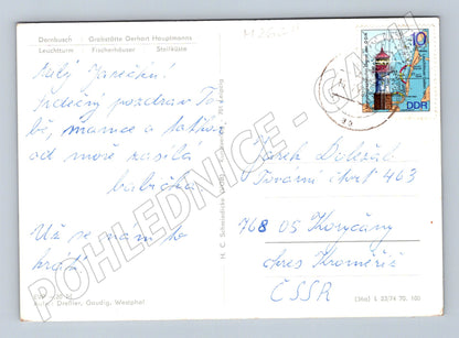Pohlednice Německo Hiddensee ostrov multi-pohled 1983 (M26691)