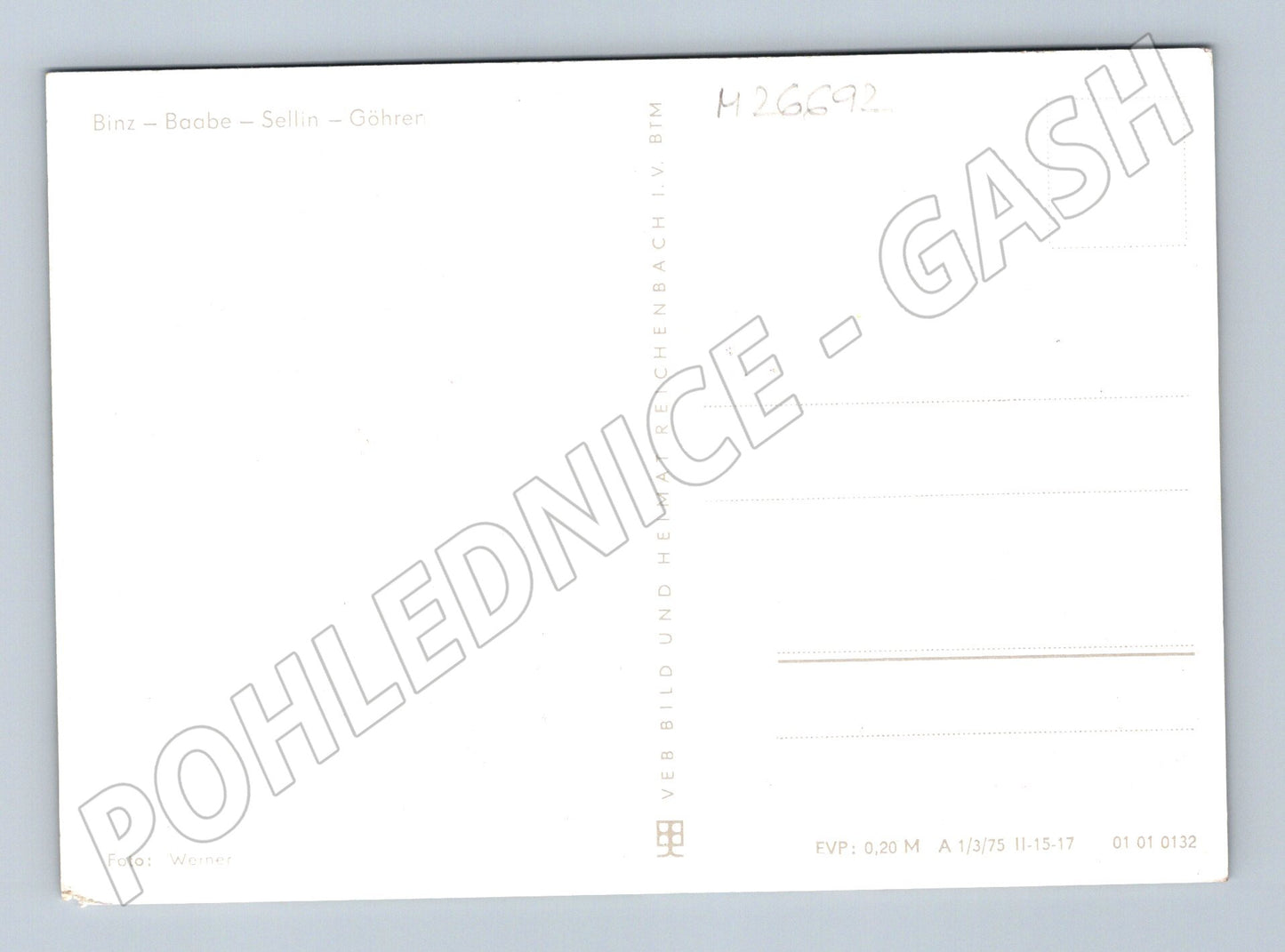 Pohlednice Německo ostrov Rügen 1975 (M26692)