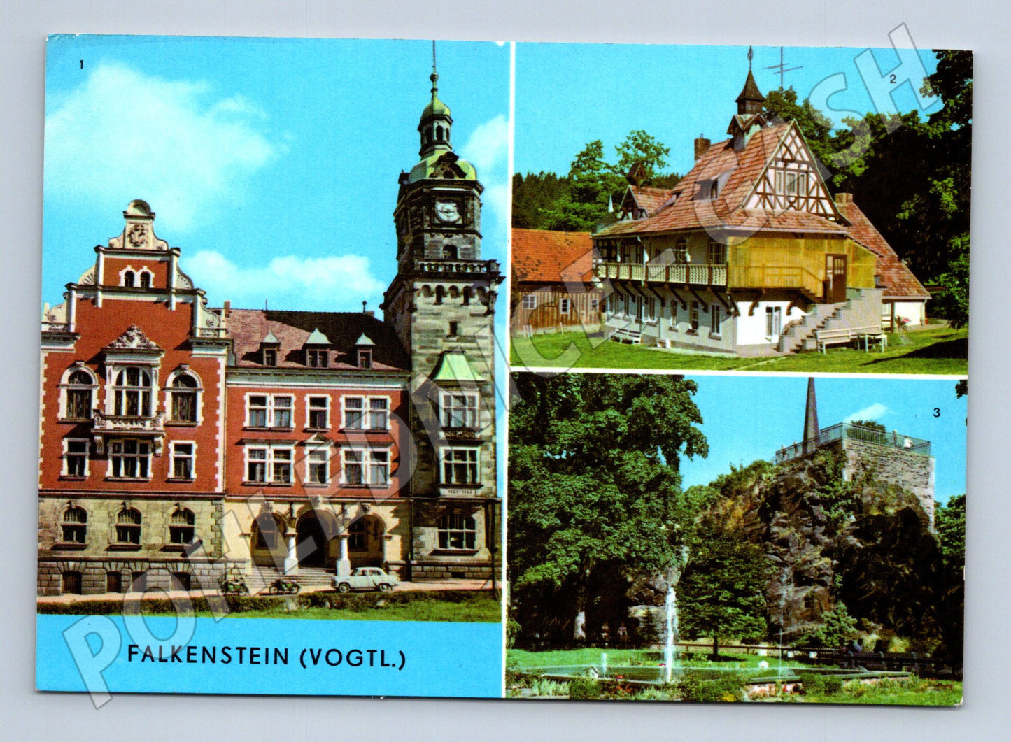 Pohlednice Německo Falkenstein (Vogtl.) více záběrů (M26696)