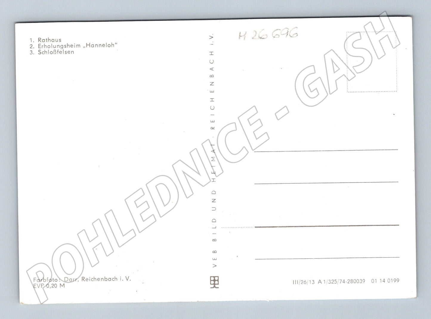 Pohlednice Německo Falkenstein (Vogtl.) více záběrů (M26696)