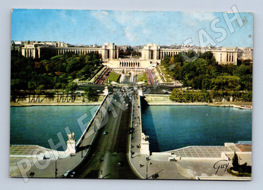 Pohlednice Francie Paříž Pont d Iéna, Palais de Chaillot 1997 (M26699)
