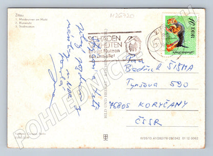 Pohlednice Německo Zittau Žitava multi-view 1978 (M26720)