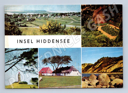 Pohlednice Německo Insel Hiddensee koláž 1970s (M26722)
