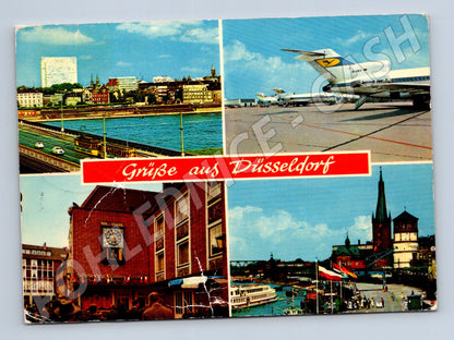 Pohlednice Německo Düsseldorf mix motivů 1975 (M26732)