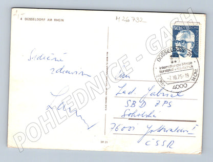 Pohlednice Německo Düsseldorf mix motivů 1975 (M26732)
