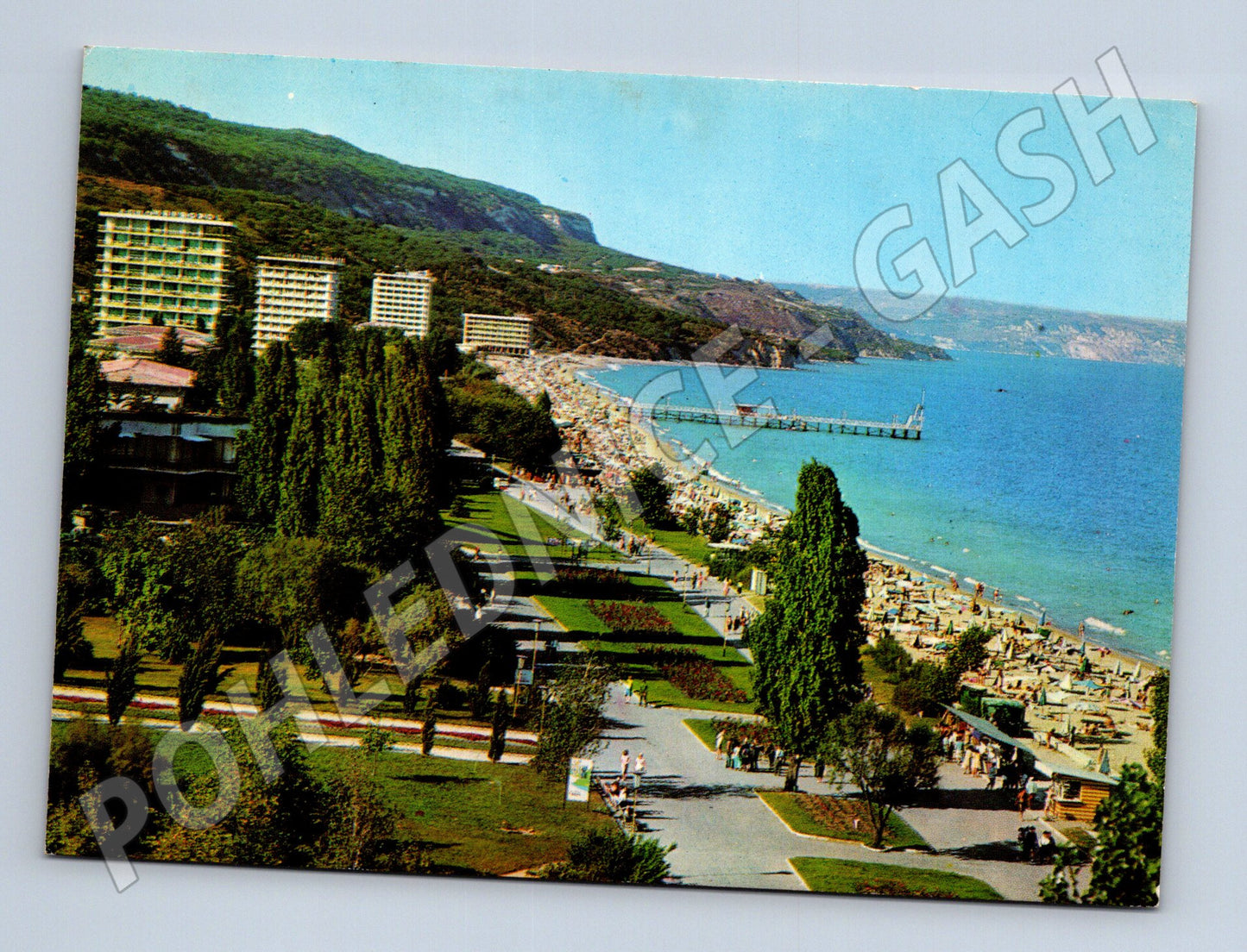 Pohlednice Bulharsko Zlatni Písky pláž hotel 1972 (M26734)